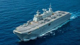 Por esta razón se encuentra buque de guerra español en las afuera de Turquía