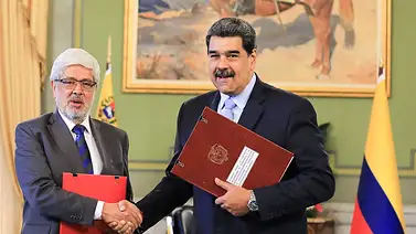 Venezuela y Colombia firman acuerdo Venezuela y Colombia firman acuerdo