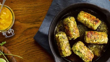 Pasos para preparar unas salchichas vegetarianas