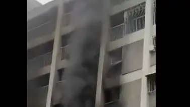 Reportan incendio en un apartamento de Ruíz Pineda Reportan incendio en un apartamento de Ruíz Pineda