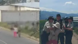 Mujer pateó a su hijo pequeño repetidamente en Ecuador