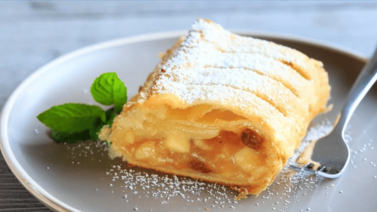 Sorprende a todos con este falso strudel de manzana