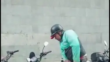 Capturado: Lo grabaron cuando hurtó una motocicleta en Parque Cristal Capturado: Lo grabaron cuando hurtó una motocicleta en Parque Cristal