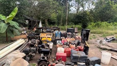 FANB incauta materiales para la minería ilegal en Amazonas