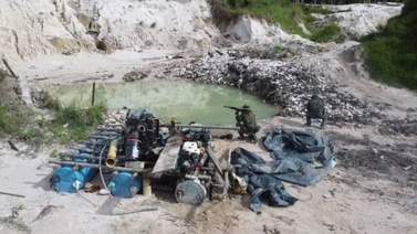 FANB inhabilita estructuras usadas para minería ilegal en Amazonas