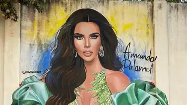 Realizan mural de Amanda Dudamel en el estado Zulia Realizan mural de Amanda Dudamel en el estado Zulia