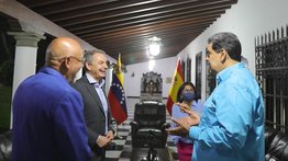 Así fue el encuentro entre el presidente Nicolás Maduro con Rodríguez Zapatero