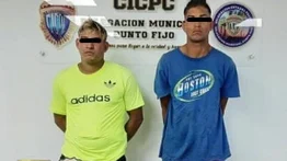 Capturaron a alias "Estrella" y al "Jordan" por robo en Punto Fijo