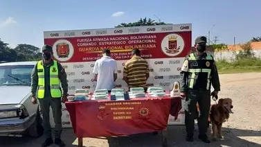FANB detuvo a dos personas con 11 kilos de marihuana en Anzoátegui FANB detuvo a dos personas con 11 kilos de marihuana en Anzoátegui
