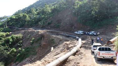 Autoridades supervisan reparaciones de aducción en La Guaira