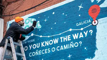 Camino de Santiago comienza en Manhattan Camino de Santiago comienza en Manhattan