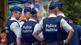 Así fue la huelga de policía en Bélgica