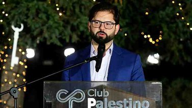 Boric anuncia apertura de embajada chilena en Palestina