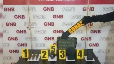 GNB aprehendió a tres hombres con municiones y una granada