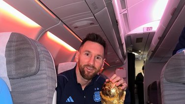¡Listos para celebrar! Argentina pone rumbo a su país con la Copa del Mundo
