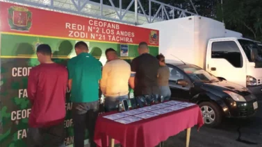 Cinco contrabandistas de productos cárnicos fueron detenidos en Táchira
