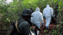 FANB localiza osamenta en fosa de Bolívar