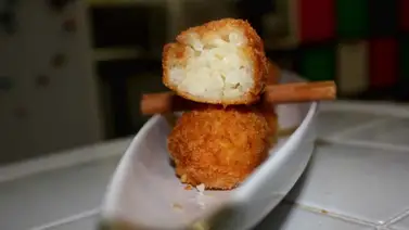 Croquetas dulces de arroz con leche y canela Croquetas dulces de arroz con leche y canela