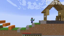 Un usuario convirtió Minecraft en un videojuego de plataformas en 2D