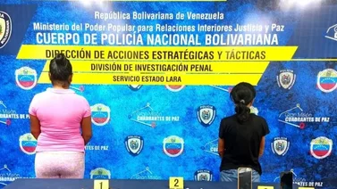 Capturan a dos mujeres con 43 dediles de cocaína en Lara