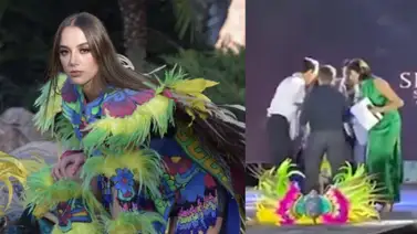 Modelo se electrocuta durante un concurso en México Modelo se electrocuta durante un concurso en México