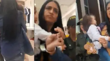 Esposan a venezolana por reclamar sus derechos laborales en Colombia Esposan a venezolana por reclamar sus derechos laborales en Colombia