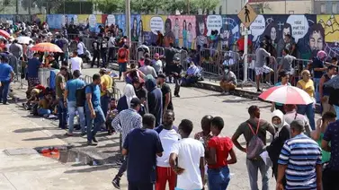 Migrantes venezolanos planean caravana de 2.000 personas en frontera de México Migrantes venezolanos planean caravana de 2.000 personas en frontera de México