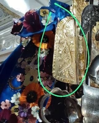 Atacan con una piedra a la Virgen de Chiquinquirá en Maracaibo