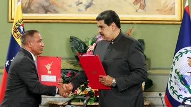 Belice y Venezuela suscriben acuerdos petroleros en Caracas