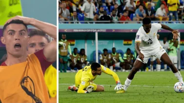 Portugal sufre en su debut ante una Ghana que le dio un susto de ¡Infarto!