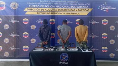 Capturan en Barinas a tres sujetos "asociados a los grupos Tancol"