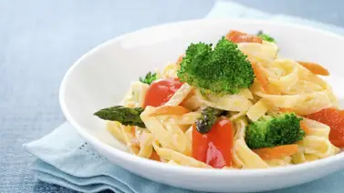 Deleita paladares con un plato de pasta primavera Deleita paladares con un plato de pasta primavera