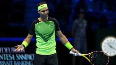 Rafa Nadal cae en el primer partido de la ATP Finals