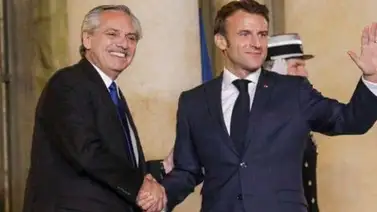 Macron y Fernández abogan por el reinicio del diálogo venezolano Macron y Fernández abogan por el reinicio del diálogo venezolano