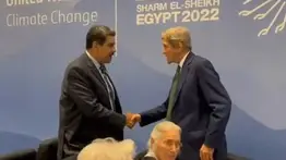 Maduro y John Kerry estrecharon sus manos durante encuentro en Egipto