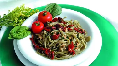 Receta rápida y fácil: pasta con tomates secos Receta rápida y fácil: pasta con tomates secos