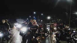 Rodada motorizada de Halloween tomó las calles de Caracas