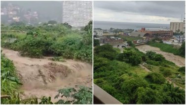 Lluvias mantienen en alerta a familias de Macuto y Caraballeda
