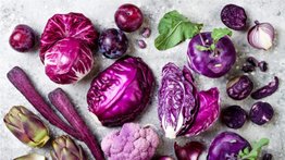 Beneficios del color morado en los alimentos