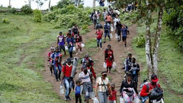 Migrantes venezolanos retornan al país desde Panamá
