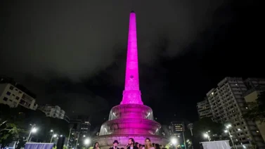 Venezolanas se manifestaron de rosa por la lucha contra el cáncer de mama