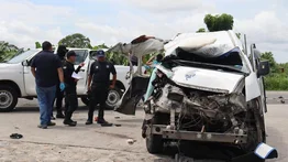 Mueren dos migrantes tras un fuerte choque en la frontera al sur de México