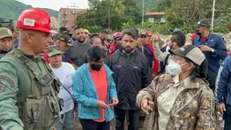 Vicepresidenta de Venezuela realizó recorrido por El Castaño tras deslave