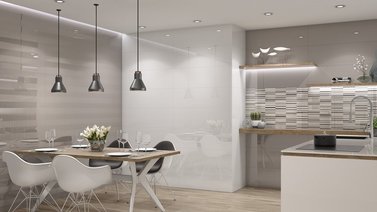 Azulejos rectificados: modernidad y lujo en la cocina