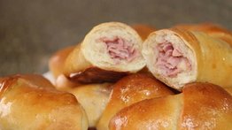 Cachito de jamón casero para desayunar o merendar