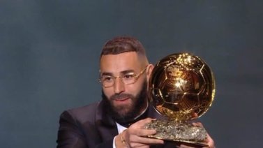 ¡El mejor del mundo! Karim Benzema es el ganador del Balón de Oro 2022