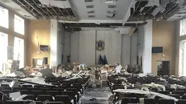 Ucrania destruye sede administrativa prorrusa de Donetsk