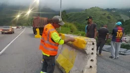 Inician trabajos preventivos por daños en la autopista Caracas-La Guaira