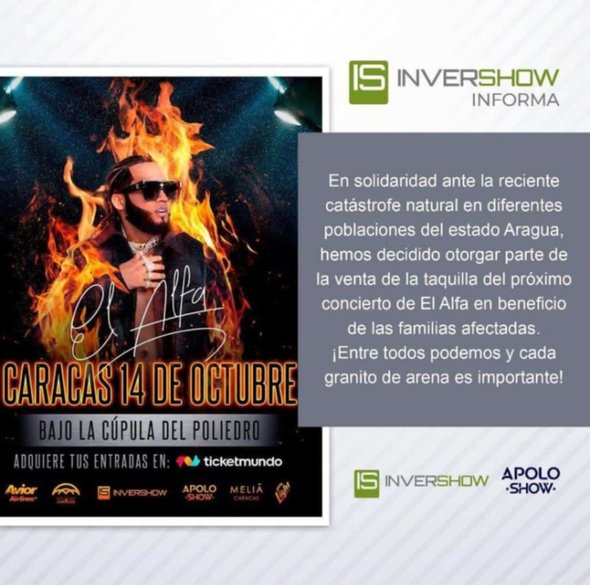 Artistas se solidarizan por las victimas de Las Tejerías Artistas se solidarizan por las victimas de Las Tejerías