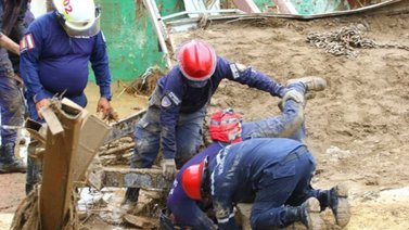 Continúan labores de búsqueda para los desaparecidos en Las Tejerías
